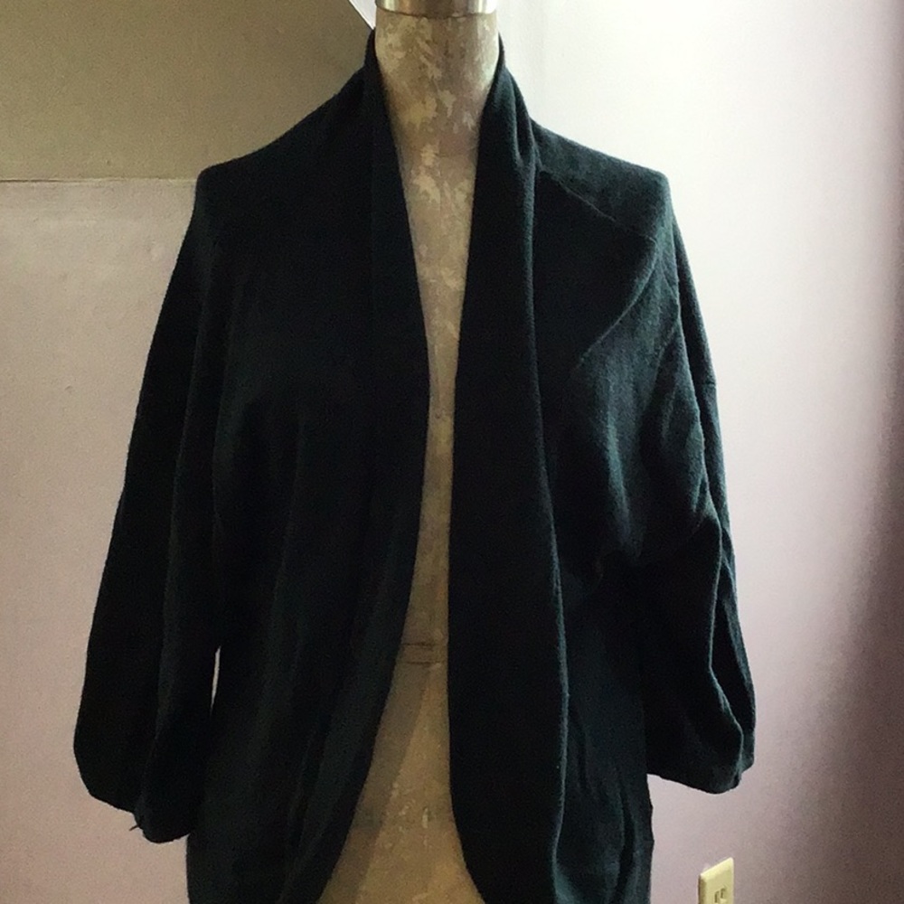 Loft cardigan sweater in a cool teal color